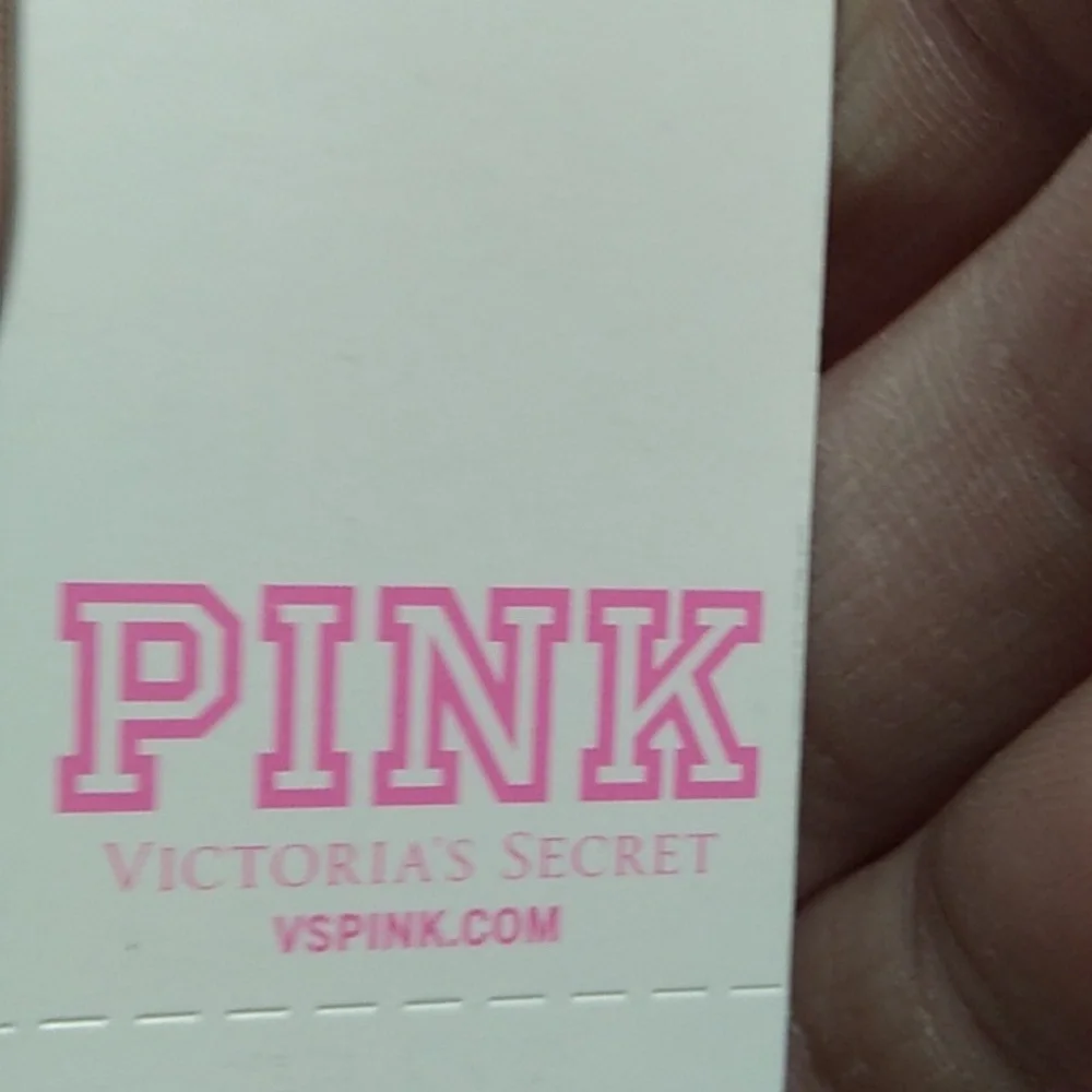(X-63) SALE! NWT PINK Victoria's Secret 2013 Tank Sz.S Oversized - Picture 3 of 9